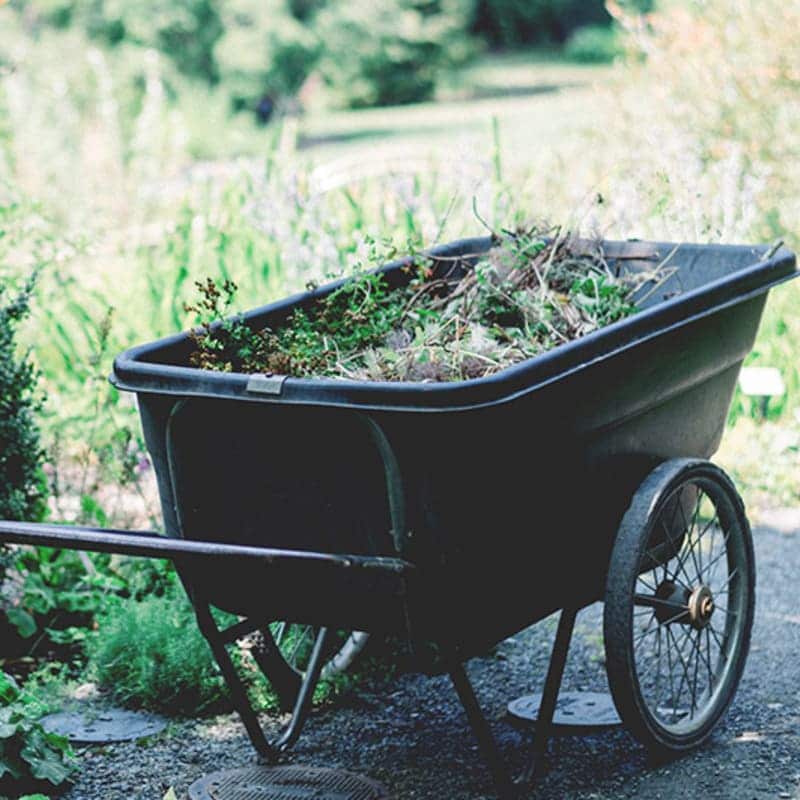 Gardening service wheel barrow